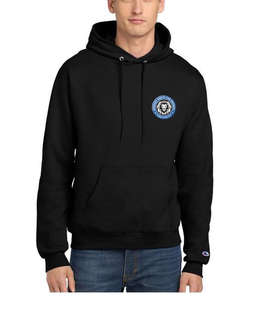 Black logo hoodie