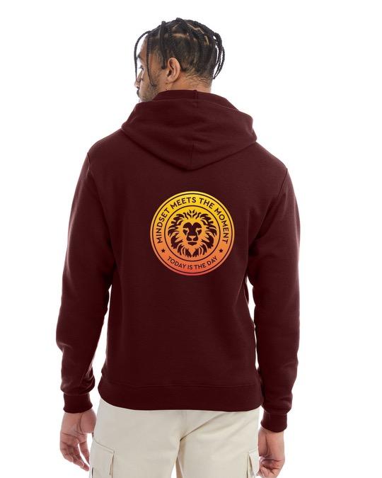 Chocolate back logo hoodie