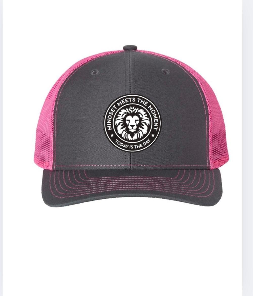 Logo cap - black and pink