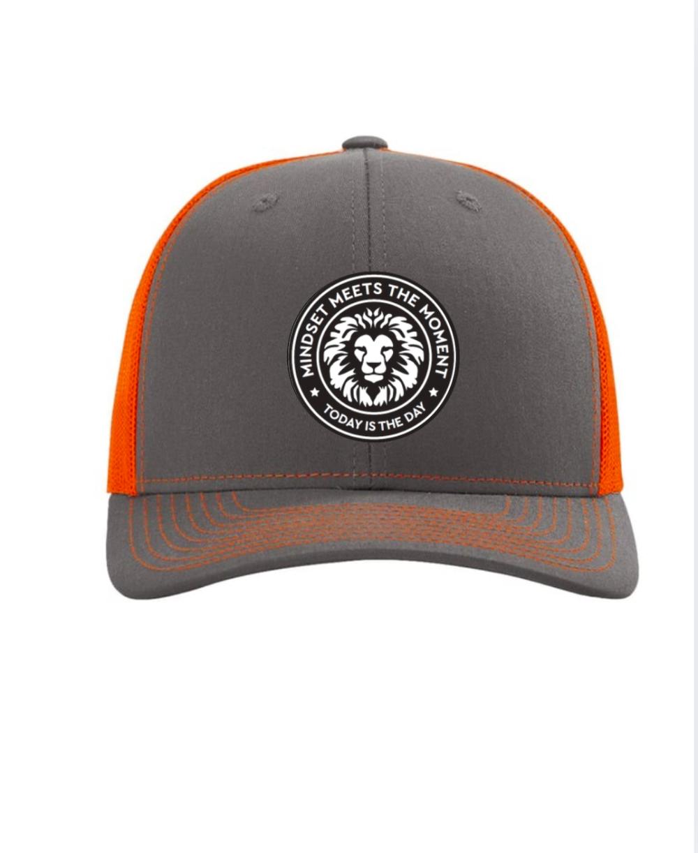 Logo cap - black and orange